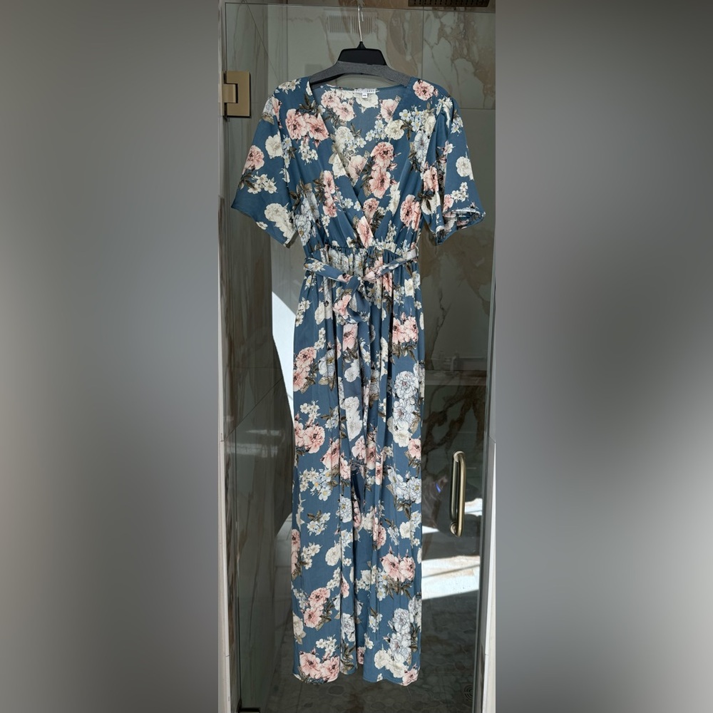 Baltic Born Blue Floral Maxi dress